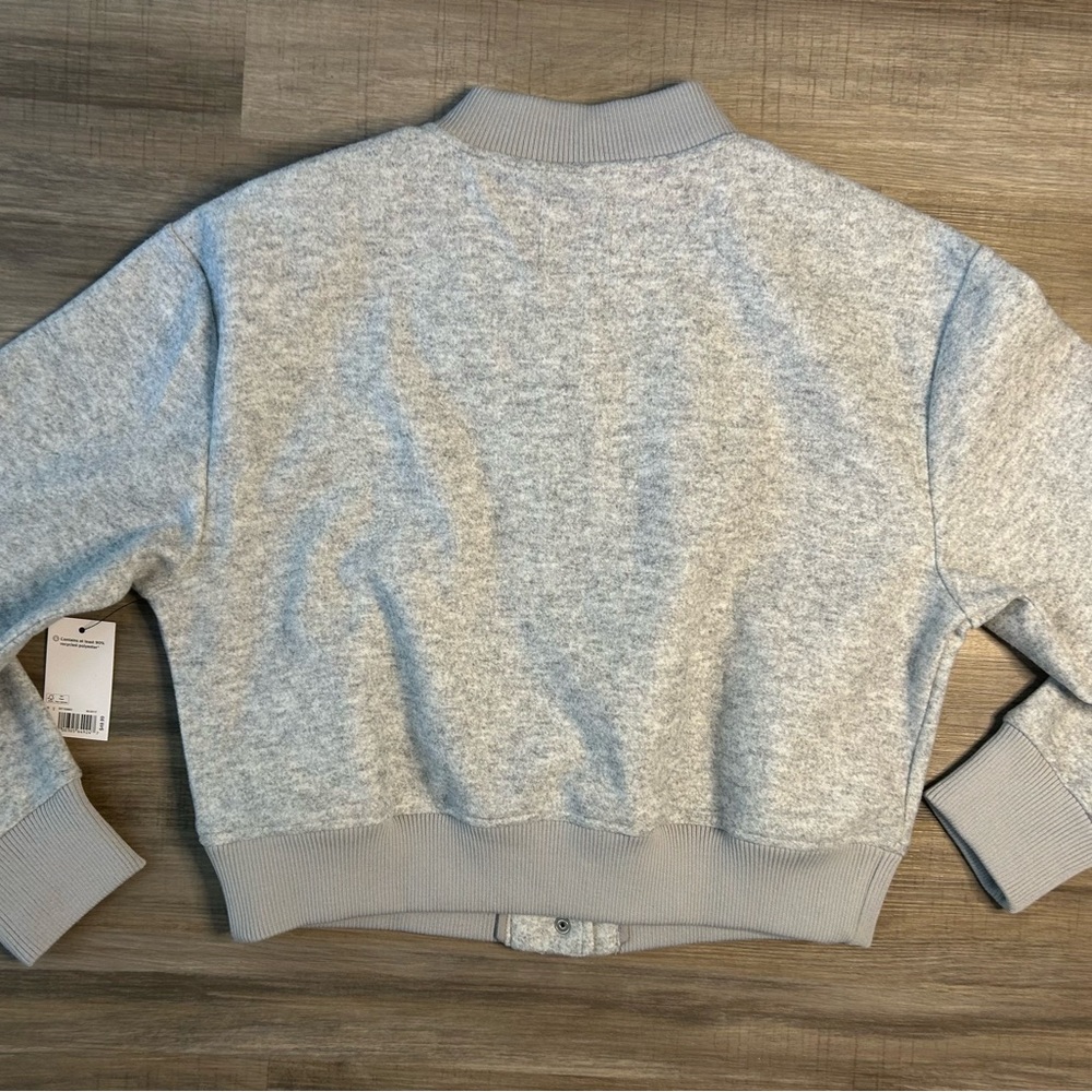 Sonoma Light Gray Bomber Jacket - Picture 4 of 4